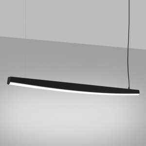 LED-es függőlámpa 4000K, Jorun 150, fekete, 150x3x210 cm - Img 3