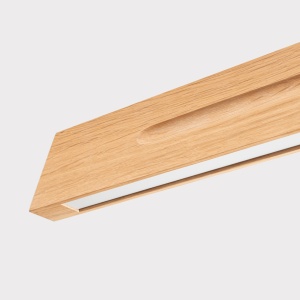 LED-es függőlámpa 4000K, Skog, tölgy, 150x5.5x210 cm - Img 5