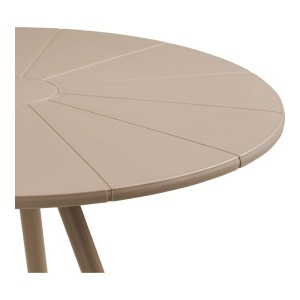 Masa bistro Barletta, Taupe, 70x70x73.5 cm - Img 2