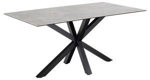 Masa dining Heaven, Gri, 75.5x160x90 cm - Img 5