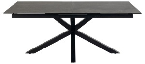 Masa dining Heaven, Negru, 76x240x100 cm - Img 5
