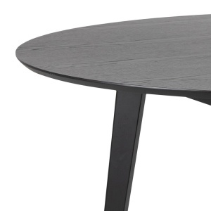 Masa dining Roxby, Negru, 76x140x140 cm - Img 8