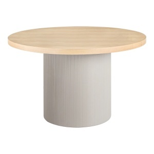 Masa dining Solva, Nisip, 120x120x75 cm