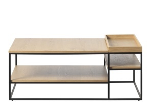 Masuta de cafea RIVOLI, Natural, 70x45x120 cm