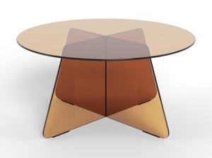 Masuta de cafea Samos, Maro, 40x80x80 cm - Img 5