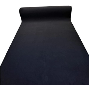 Mocheta evenimente Traversa, Plat, Negru, 100x1300 cm, Delta 610 gr mp