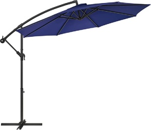 Napernyő UPF 50+, Songmics, kék, 300 cm