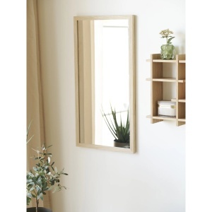 Oglinda de perete Scottsdale, Natural, 2.5x45x75 cm - Img 3