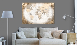 Parafa kép Enclave of the World [Cork Map], 90x60 cm - Img 2