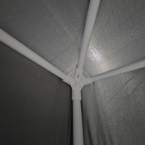 Pavilion de gradina, Gazebo, Gri inchis, 300x300x250 cm - Img 4