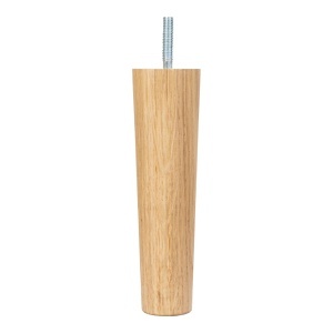 Picior pentru mobilier Lido, Natural, 4.5x4.5x16.5 cm
