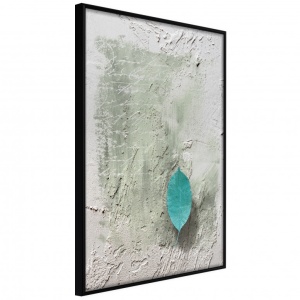 Poszter fekete kerettel, ""Floating Leaf I"", 20x30 cm