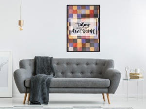 Poszter fekete kerettel, ""Today II"", 40x60 cm - Img 2