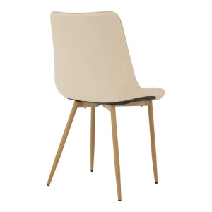 Scaun dining Berne, Crem, 57x53x87 cm - Img 2