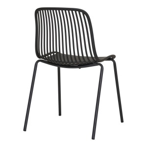 Scaun dining Branson, Negru, 55x46.5x82 cm - Img 2