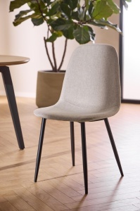 Scaun dining Celia, Bej, 86x44x54 cm - Img 2