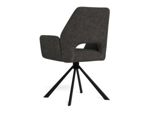 Scaun dining Graham V1, Gri, 87x59x62 cm - Img 7