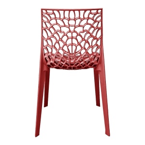 Scaun dining Hush, Burgundy, 53x41x80.5 cm - Img 5