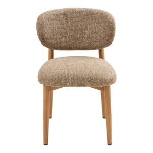 Scaun dining Isola, Bej, 58x52x77 cm - Img 4