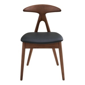 Scaun dining Lanuza, Maro inchis, 51x48x77 cm - Img 4