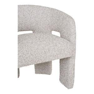 Scaun dining Monroe, Natural, 65x58x74 cm - Img 3