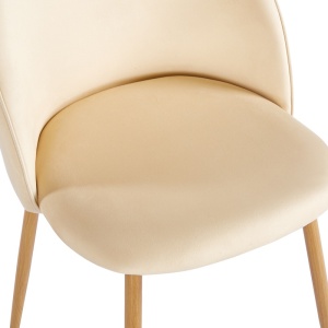 Scaun Perch Pako Crem 50x43x82 cm - Img 6