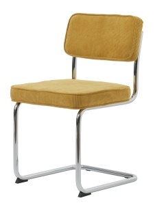 Scaun RUPERT, Galben, 53x84x50 cm