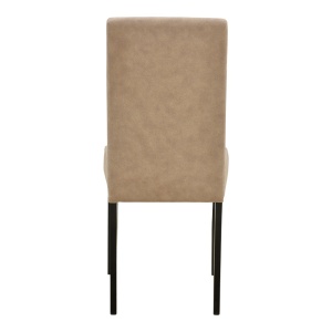 Scaun Zeben, Bej/Negru, 43.5x55.5x93.5 cm - Img 5