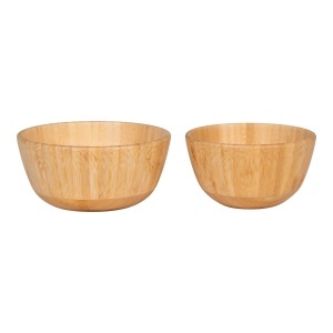 Set 2 piese Bol Chefalu, Natural, 15x15x7 cm - Img 5