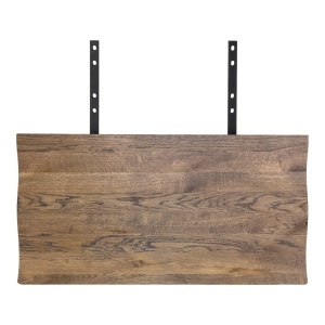 Set 2 piese Placi de extensie masa Toulon, Gri, 50x100x4 cm