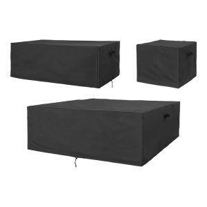 Set 3 piese Huse de protectie pentru canapea Luxury, Negru , 89x73x173 cm - Img 5
