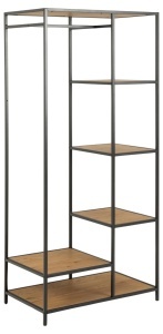 Suport umerase Seaford, Negru, 165x77x45 cm - Img 3