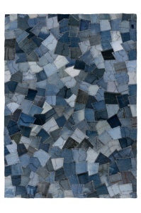 Szőnyeg, eco, Denim Pocket, kék, 80x150 cm