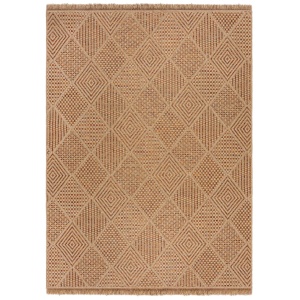 Szőnyeg gyémántmintás, Sylvie Nora, Flair Rugs, natúr, 200X290 cm - Img 2