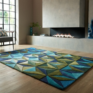 Szőnyeg, Illusion Reverie, Flair Rugs, kék, 120X170 cm