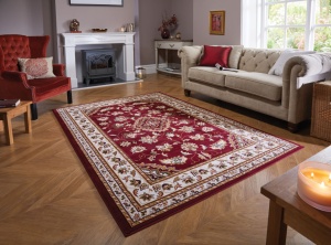 Szőnyeg, Sherborne, Flair Rugs, piros, 120X170 cm
