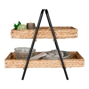 Tava decorativa Alfaro, Natural, 23x42x43.5 cm - Img 2