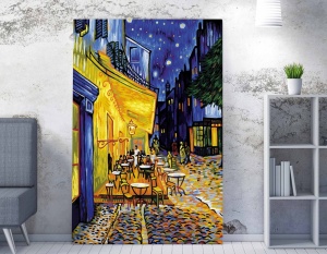 Vászonkép WY73, többszínű, 50x70 cm