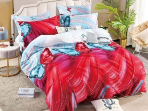 Ágyneműhuzat 6 részes Pastel Butterfly, finom pamut (flanel)