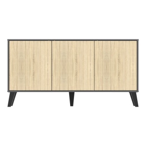 Büfé szekrény, Billie, sonoma, 40x149x77 cm - Img 5