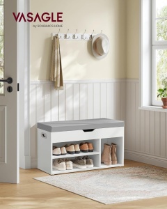 Cipőtároló, Vasagle, LHS30W, fehér - Img 13