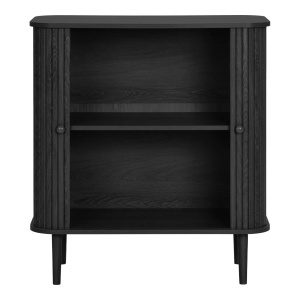 Comoda Nikko, Negru , 80x40x87 cm - Img 4