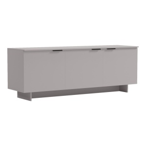 Comoda TV, Beldon, Gri, 150x42x55 cm - Img 3