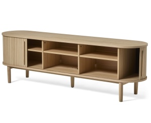 Comoda TV META, Bej, 40x56x180 cm - Img 4