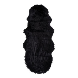 Covor Artificial blana de miel, Negru, 180x60x6.5 cm - Img 2