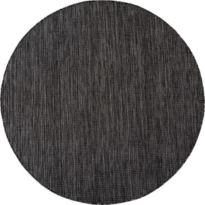 Covor Rotund MIRA V1 Negru 80x80 cm - Img 2