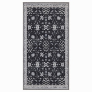 Covor Traversa INKA V6 Negru 80x150 cm - Img 2