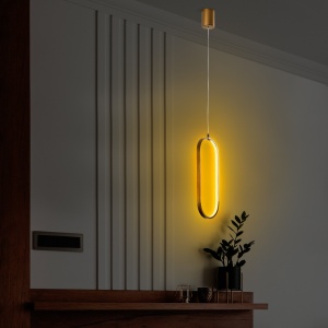 Csillár, Can, arany, 17x50x110 cm - Img 2
