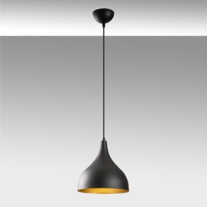 Csillár Saglam, fekete, 26x26x126 cm - Img 4