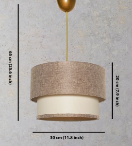 Csillár Tubol - Beige, bézs/krém - Img 3